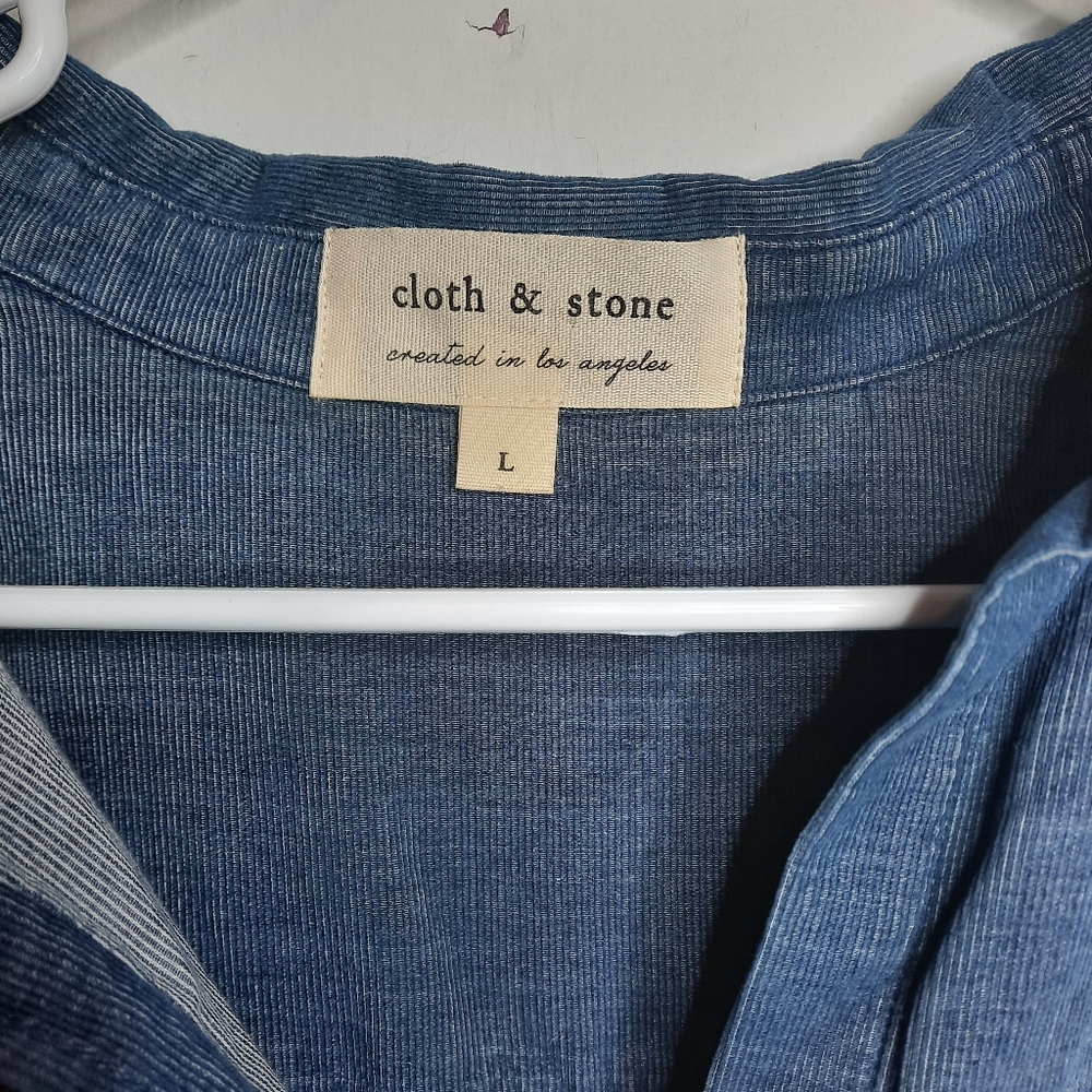 Anthropologie Cloth & Stone Denim Shirt - Picture 3 of 6